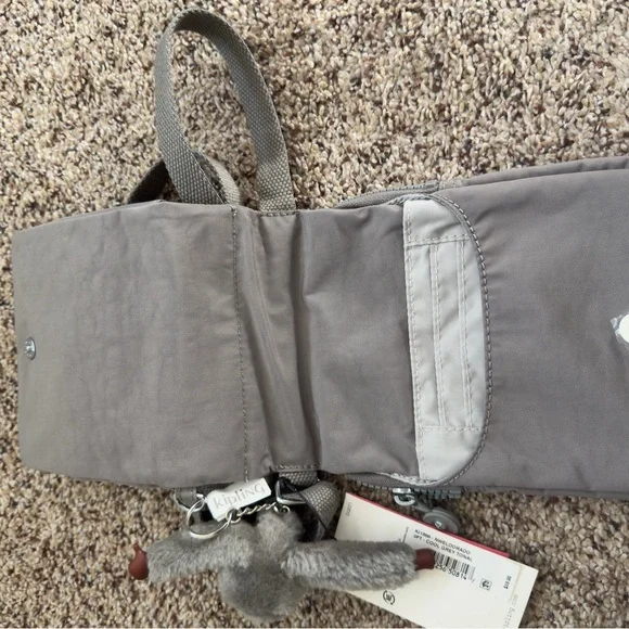 NWT Kipling “New Eldorado” Gray Tonal Crossbody Bag - Picture 5 of 7